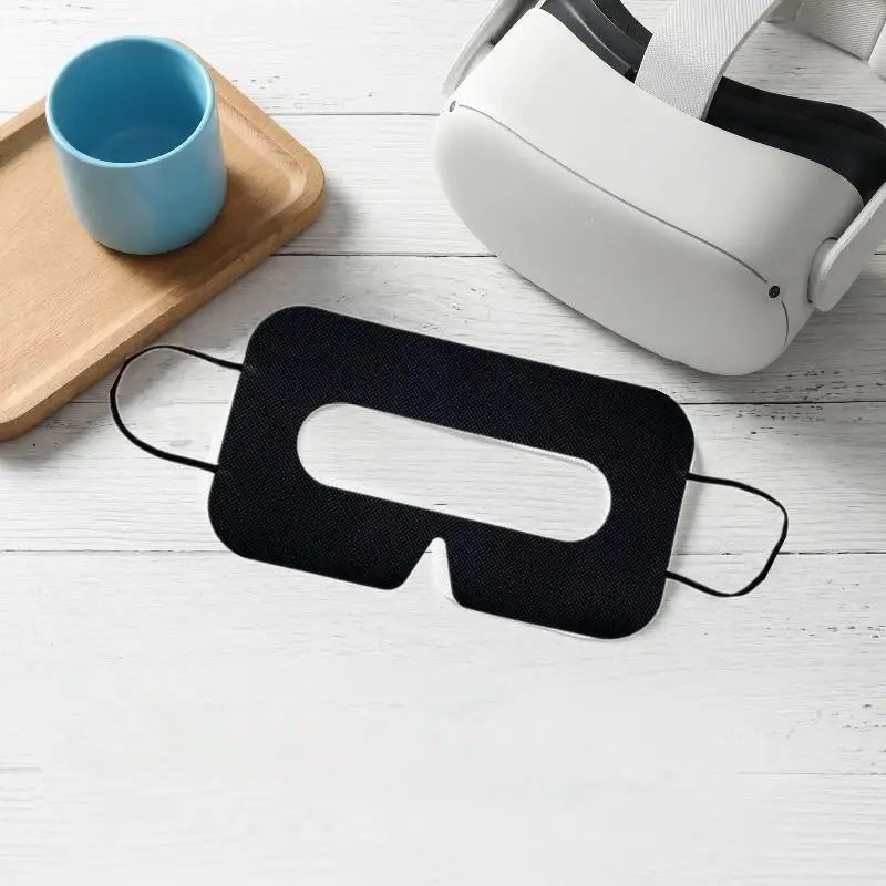 100-Pack Disposable VR Headset Eye Masks | Sweat-Proof Cover Disposable Headset Masks QXL