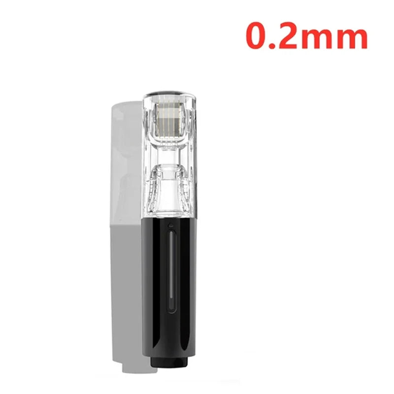 Titanium Derma Roller & Serum Applicator | 0.2–0.3mm Micro Needle Roller QXL Black 0.2mm