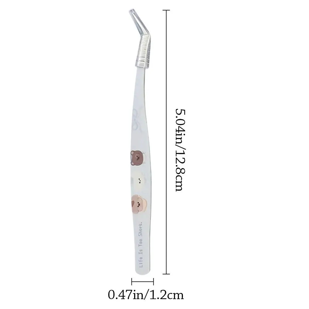 Curved Lash Extension Tweezers | Anti-Static Stainless Steel Lash Extension Tweezer QXL