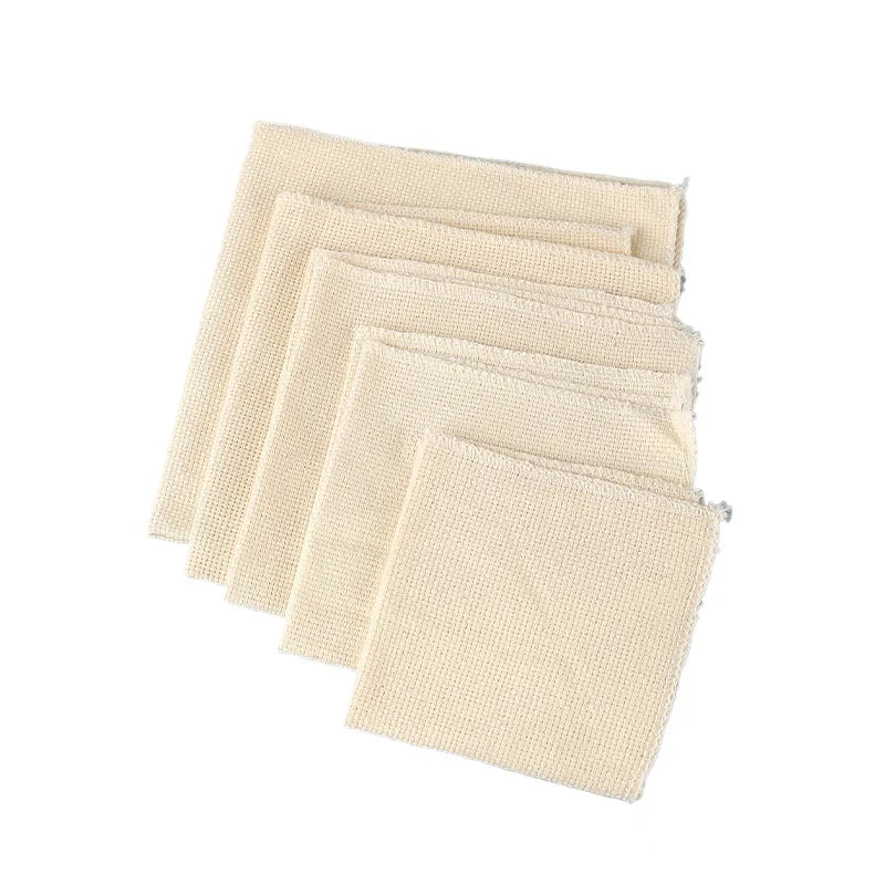 Linen Embroidery Cloth | Cross Stitch Fabric 20/28/35cm DIY Embroidery Fabric QXL