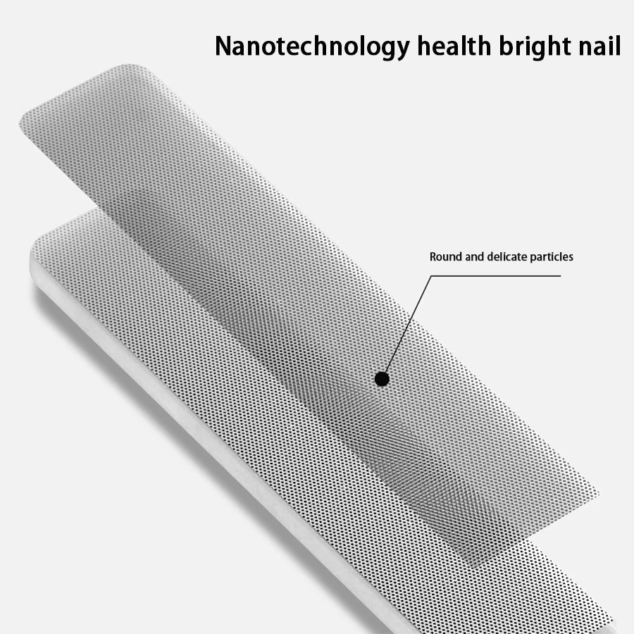 Nano Glass Nail File – Crystal Polishing & Shine Buffer Glass Nail File QXL