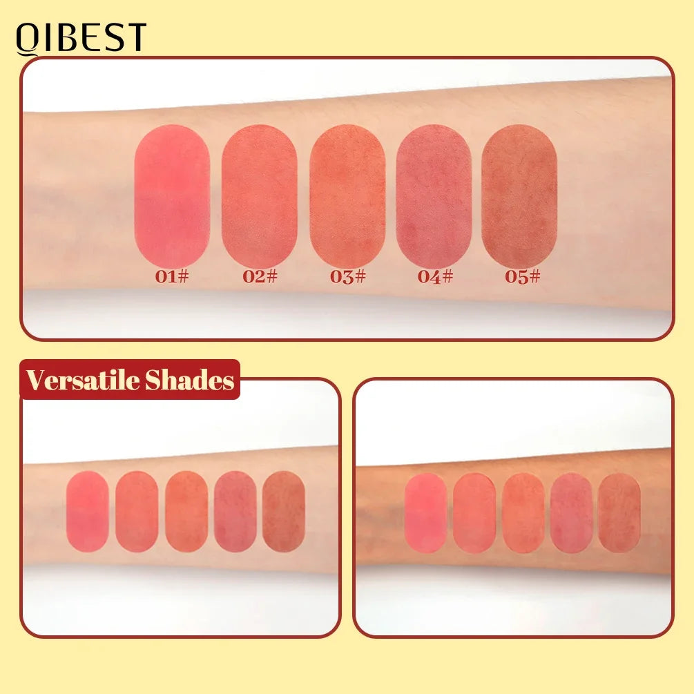 QIBEST 3-in-1 Blush Stick | Lip, Cheek & Eyeshadow Balm Multi-Use Blush Balm QXL
