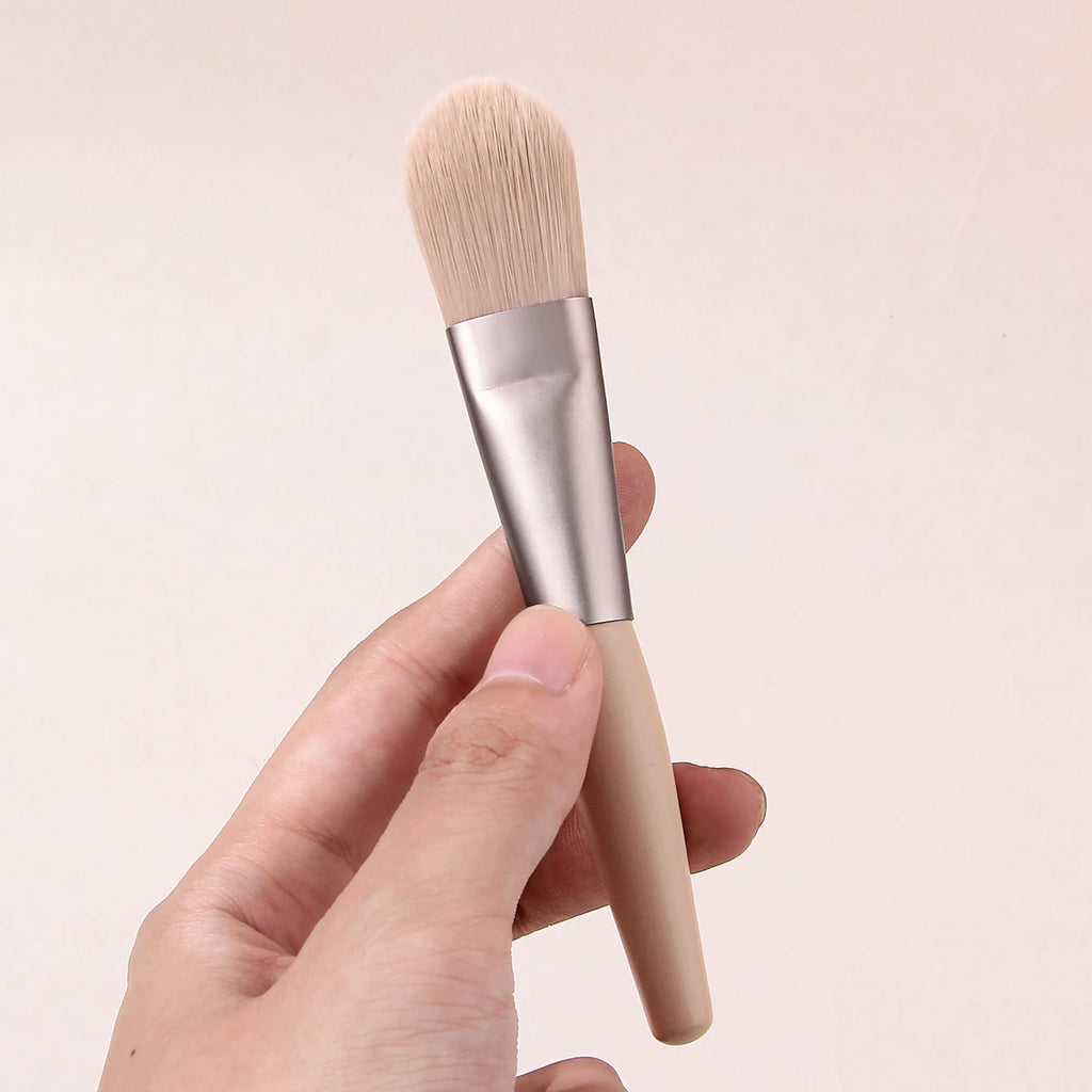 KOSSHOW Foundation Brush | Wooden Handle & Dense Nylon Bristles Foundation Makeup Brush QXL