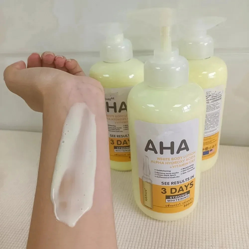 500ml Brightening Body Lotion | Vitamin C, Kojic Acid & Glutathione Brightening Body Lotion QXL