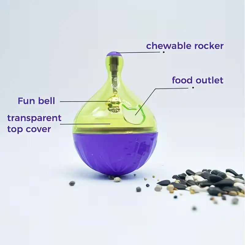 Wobbling Parrot Toy with Bells | Budgie & Cockatiel Bird Toy Bird Cage Toy QXL