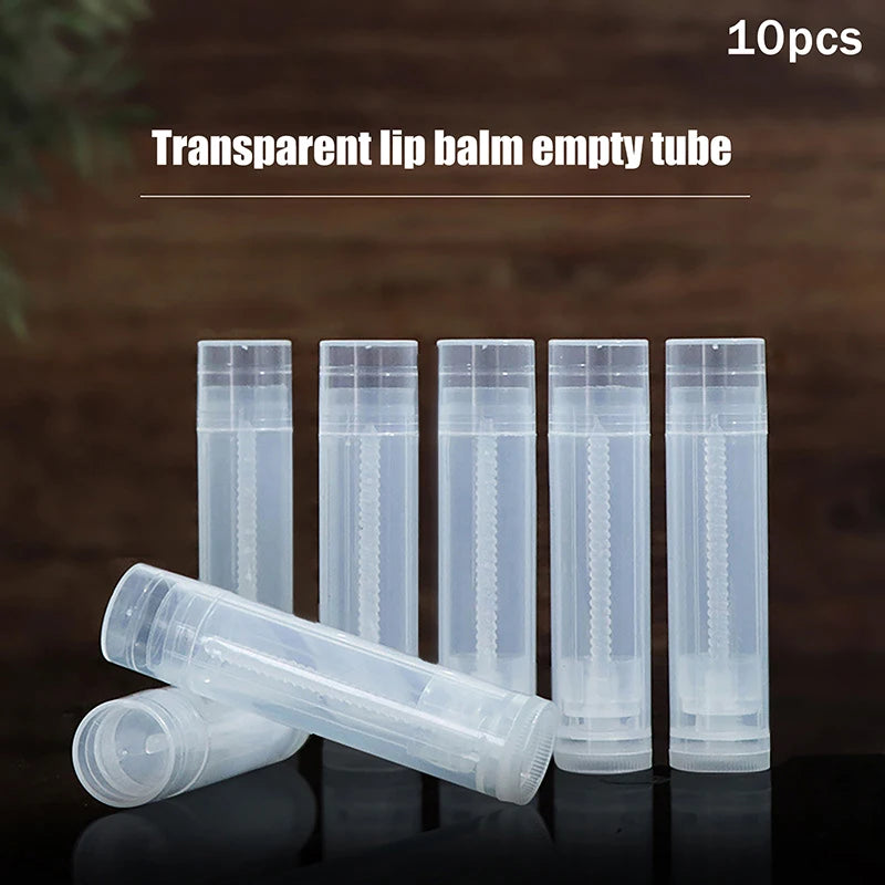 10-Pack 5g Empty Lip Gloss Tubes | Refillable Lip Balm Containers Lip Balm Tubes QXL