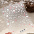 5D Embossed Nail Art Stickers | Cute Cat Kawaii Decals