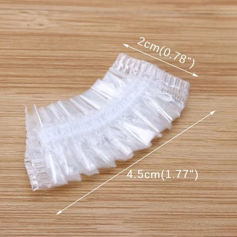 100-Pack Disposable Waterproof Ear Covers for Hair Dyeing Disposable Ear Covers QXL