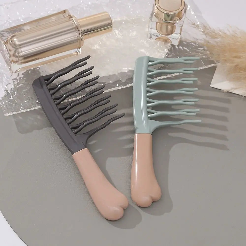 Double Row Wide Tooth Comb – Lightweight, Easy to Clean Wide Tooth Comb QXL