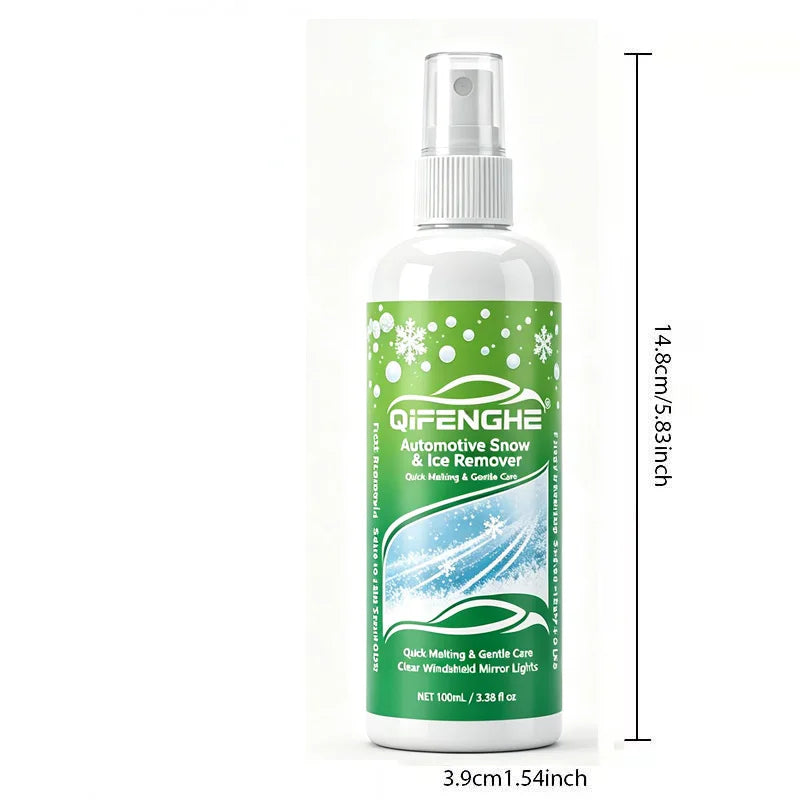 100ml Car De-Icer Spray | Windshield Ice & Snow Remover Car De-Icer Spray QXL