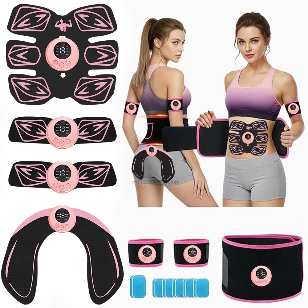 EMS Ab Toning Belt | Abdominal Muscle Stimulator for Men & Women EMS Ab Toning Belt QXL
