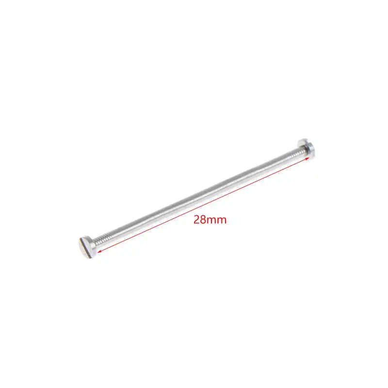 Stainless Steel Watch Lug T-Bar 1.2mm Tube & 2.5mm Screw Cap Watch Band T-Bar QXL 28mm