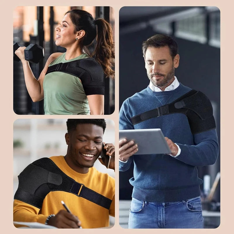 Adjustable Shoulder Brace | Universal Left & Right Support Shoulder Support Brace QXL