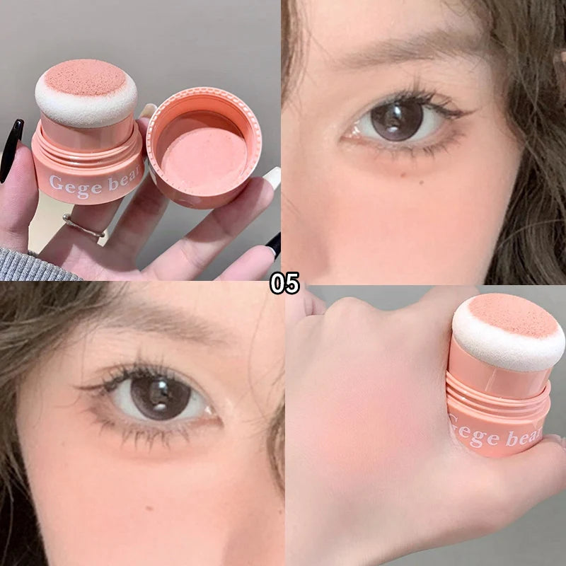 Gege Bear Puffy Blush | Korean Style Natural Brightening Face Blush QXL 05