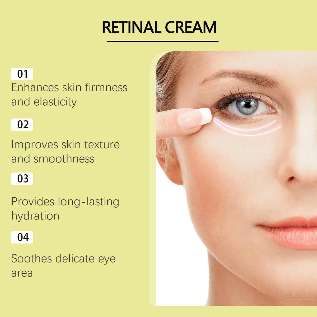 Eelhoe Retinal Tightening Booster Cream | K-Beauty Skin Refiner Retinal Booster Cream QXL