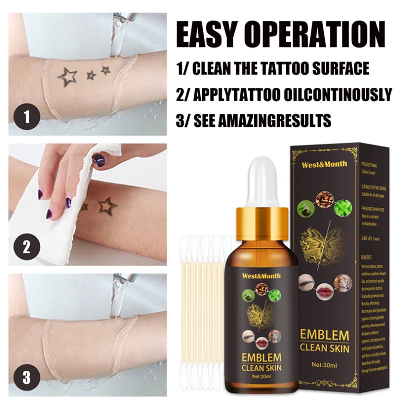 30ml Tattoo Fading Liquid | Microblading Pigment Corrector Tattoo Fading Liquid QXL