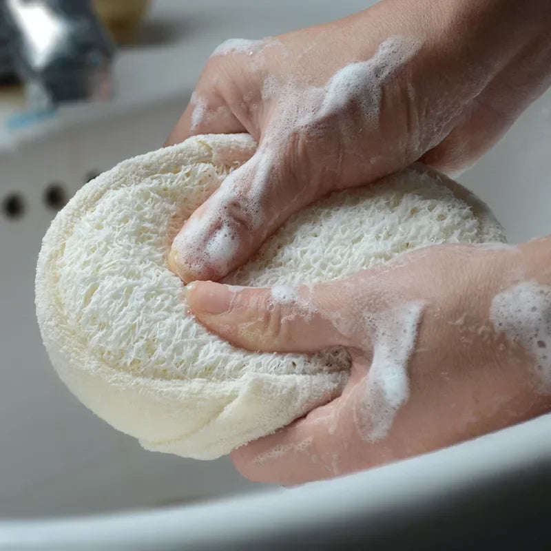 Natural Loofah Bath Sponge | Exfoliating Body Scrubber Loofah Bath Sponge QXL