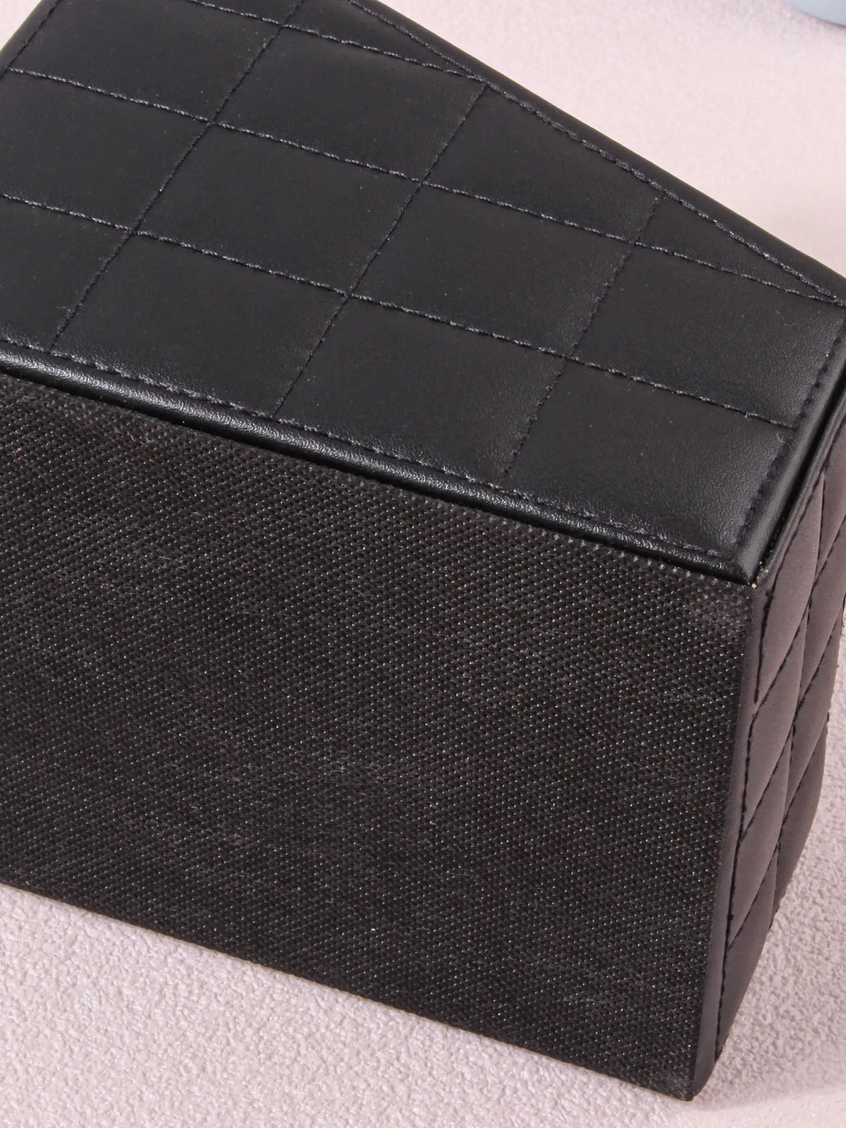 3-Grid PU Makeup Brush Holder | Waterproof Storage Box Makeup Brush Organizer QXL