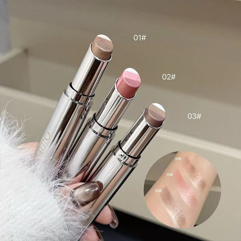 QIBEST Pearlescent Eyeshadow Stick | Shimmer & Matte Pencil Eyeshadow Pencil QXL