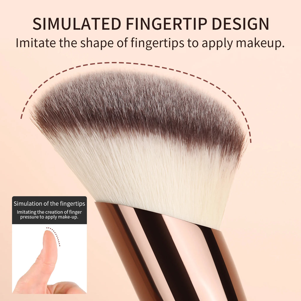 7-Piece Double-Ended Makeup Brush Set | Soft Fiber Angled Makeup Brush Set QXL