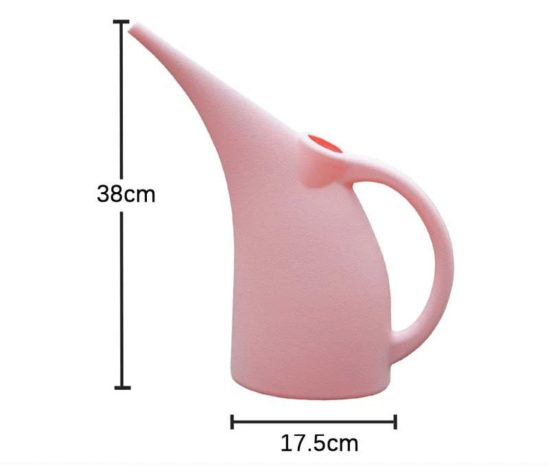 Long Spout Watering Can for Indoor Plants & Succulents Watering Can QXL Pink 3L