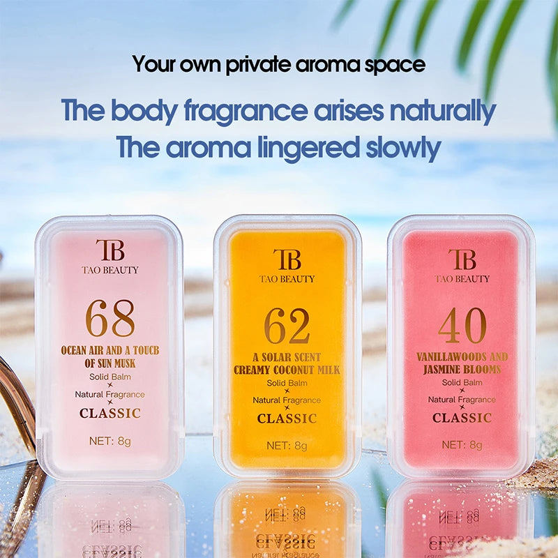 Solid Fragrance Cream | Alcohol-Free Floral Body Lotion 24g Solid Fragrance Cream QXL