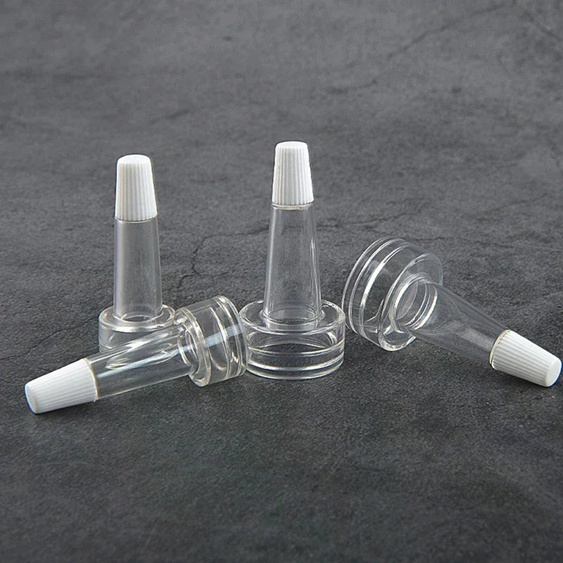 10-Pack Mini Refillable Powder Filling Bottles with Cap Refillable Sample Bottles QXL