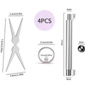 4-Piece Cat Eye Gel Polish Nail Magnet Tool Set Nail Magnet Tool QXL A2
