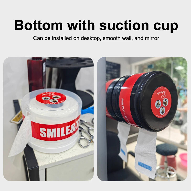 Barber Neck Strip Paper Roll Holder | Refillable Dispenser Box Neck Strip Dispenser QXL