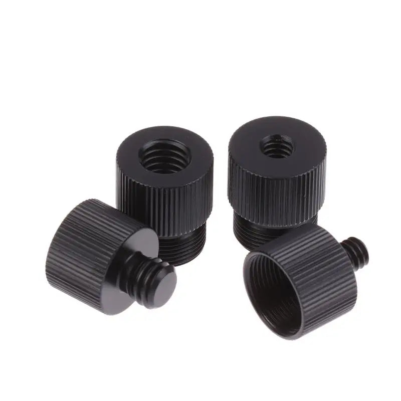 Mic Stand Thread Adapter 5/8 to 1/4 & 3/8 Inch | Aluminum Mic Stand Adapter QXL