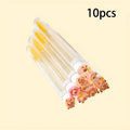 Capybara Eyelash Extension Brushes | Oval Nylon Reusable Set Lash Extension Brushes QXL YELLOW Nylon