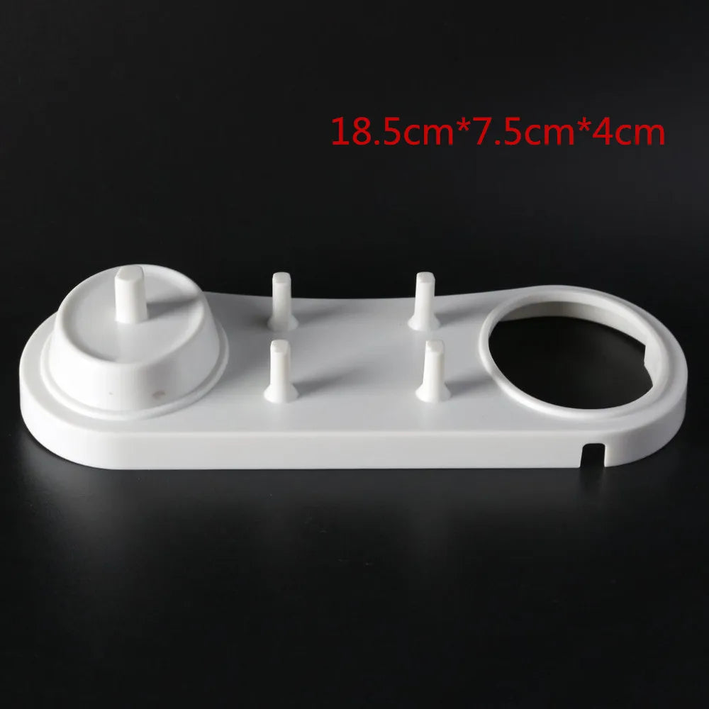 Electric Toothbrush Holder for Oral B – 4 Heads & Charger Hole Toothbrush Holder Stand QXL