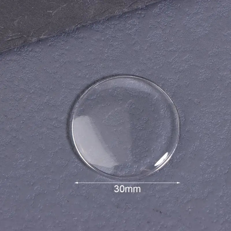 Acrylic Watch Crystal Replacement Lid 25–36mm | Clear Flat Face Watch Crystal Lid QXL 30MM
