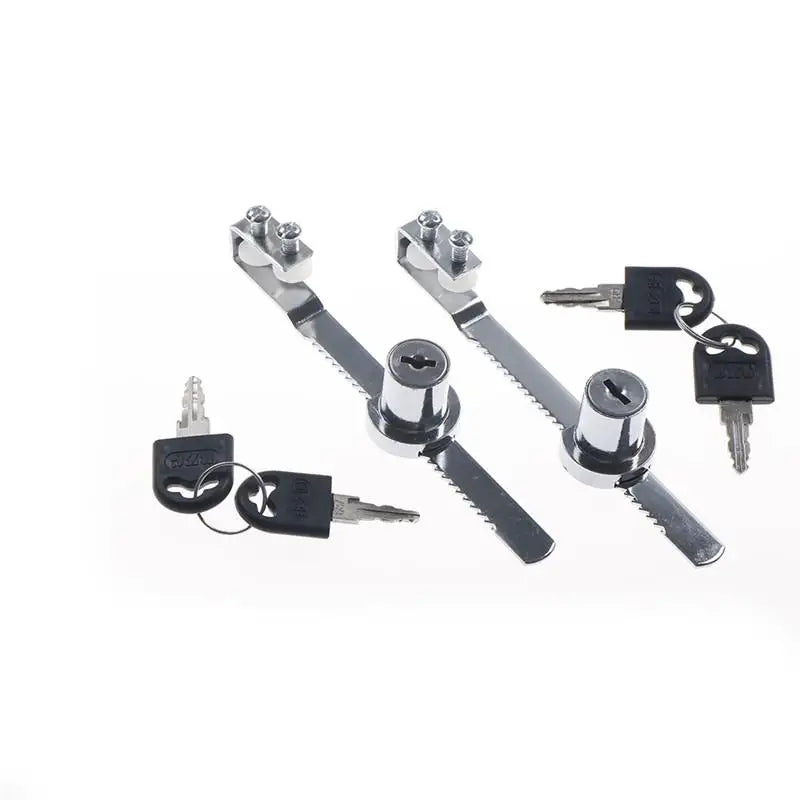 Sliding Glass Door Lock + 2 Keys | Cabinet & Terrarium Security Cabinet Door Lock QXL