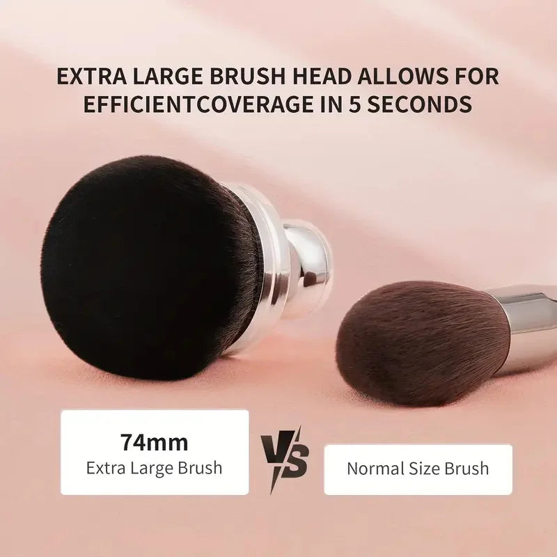 Extra Large Kabuki Body Brush for Self Tanner – 74mm Wide Body Makeup Brush QXL
