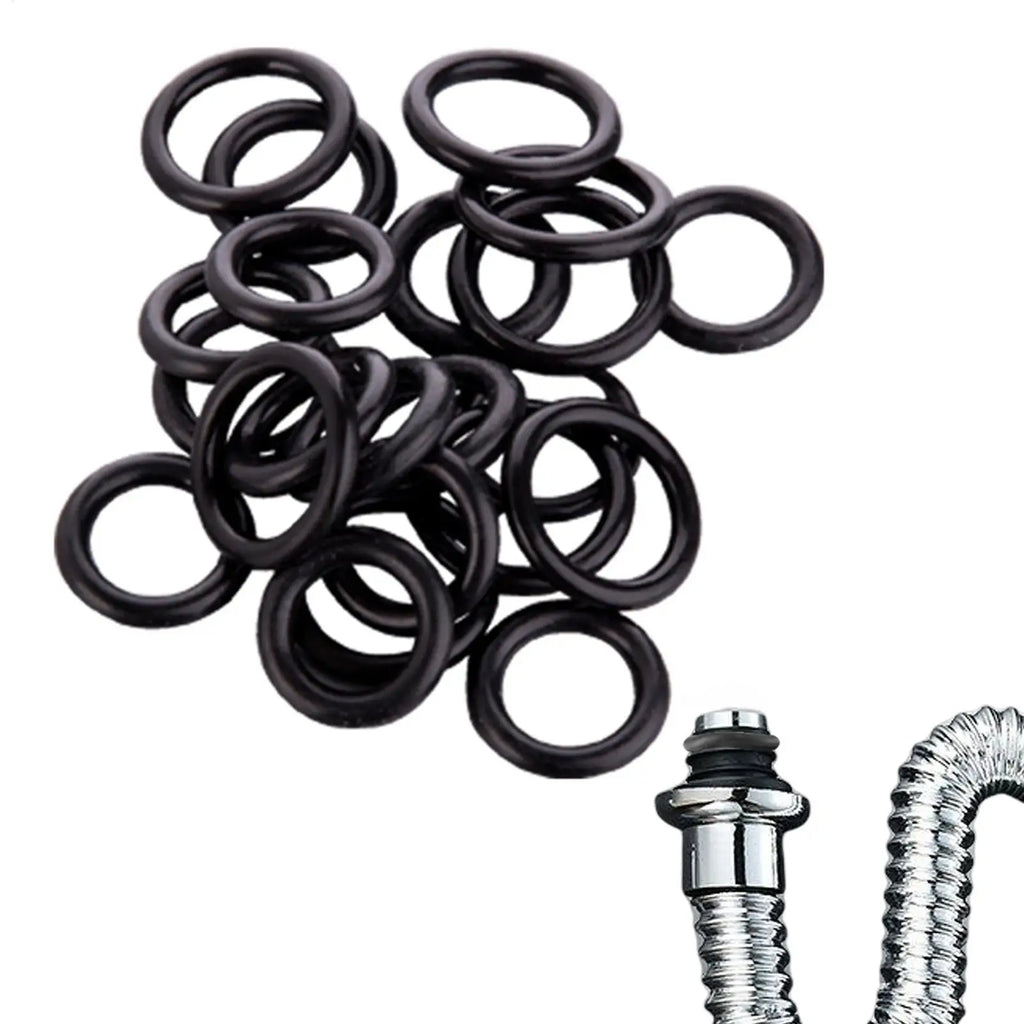 50-Pack Rubber O-Ring Gasket Kit | Plumbing & Faucet Seals O-Ring Gasket Set QXL