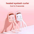 USB Rechargeable Electric Eyelash Curler | Quick Heat Portable Electric Eyelash Curler QXL White