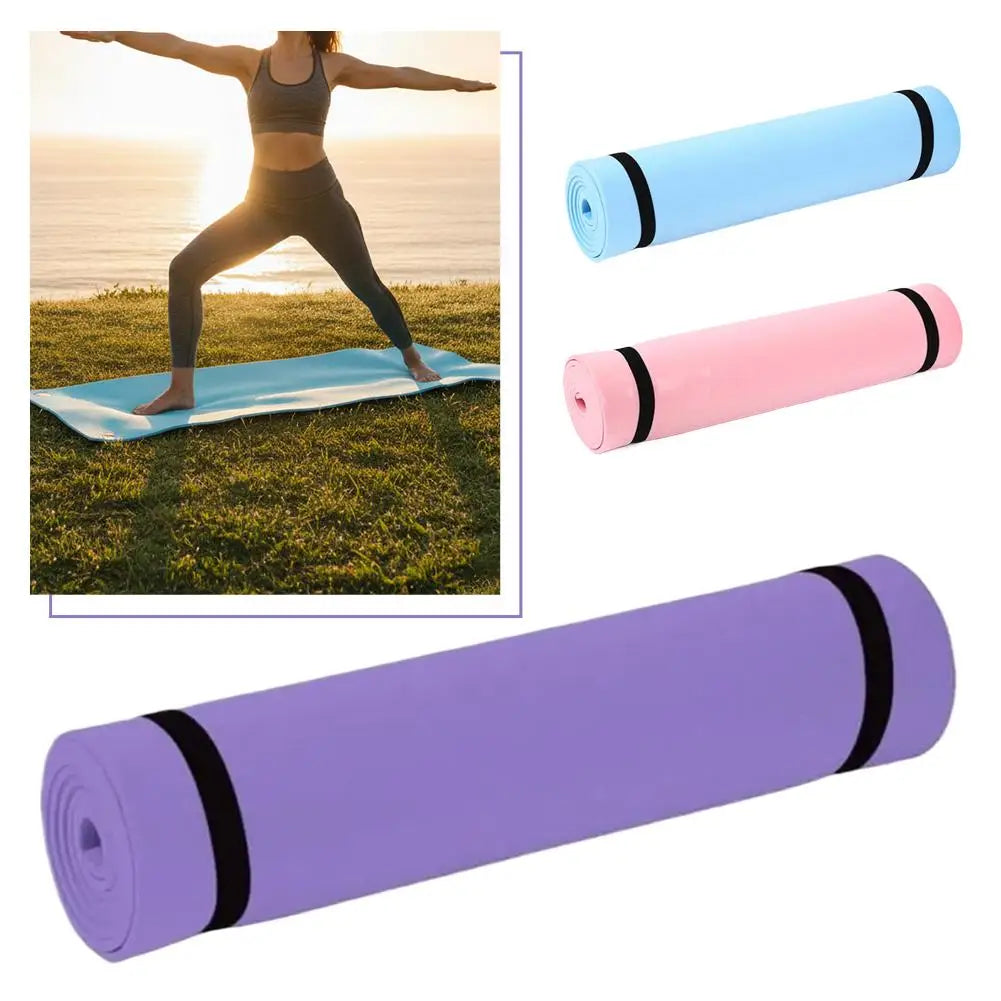 Thick Foldable EVA Yoga & Fitness Mat | Anti-Slip Exercise Mat Yoga & Fitness Mat QXL