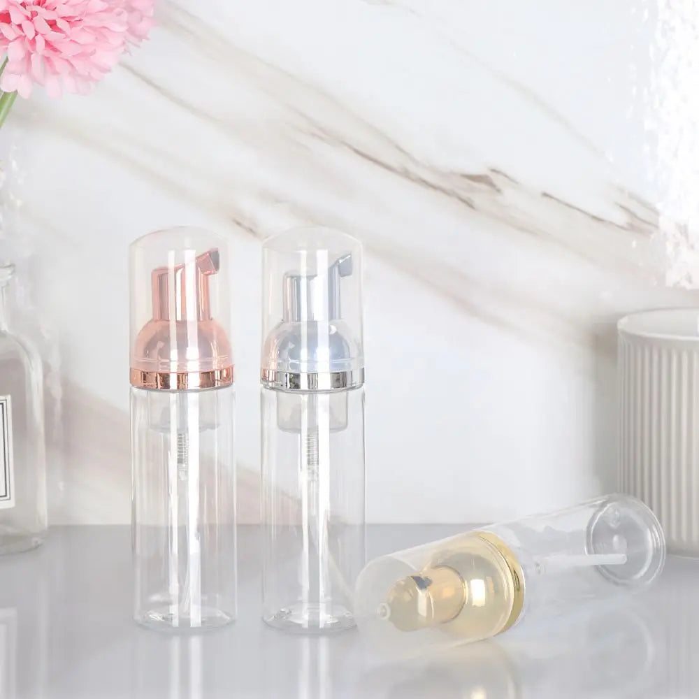 Foam Pump Bottle 30/50/80ml – Refillable Rose Gold Dispenser Foam Pump Bottle QXL