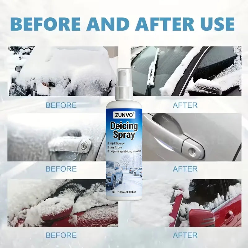 QIFENGHE Car Deicing Spray | Fast Windshield Ice Melter 100ml Car Deicing Spray QXL Default Title