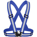 Reflective Safety Vest | High-Vis Adjustable Running & Cycling Reflective Safety Vest QXL blue