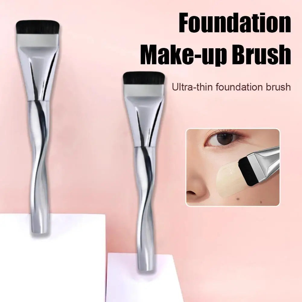 Ultra-Thin Flat Foundation Brush | Contour & Concealer Tool Foundation Makeup Brush QXL