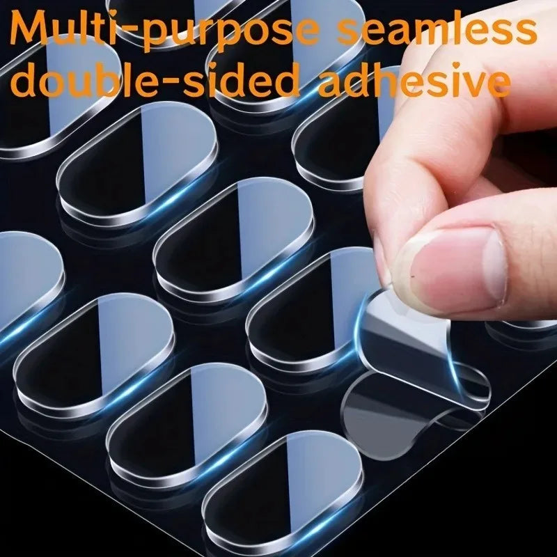 Clear Nano Double-Sided Mounting Tape Strips | 60/32 Pack Mounting Tape Strips QXL