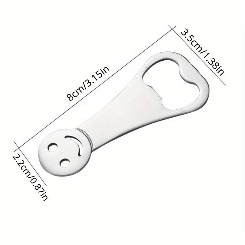 Stainless Steel Cartoon Bottle Opener | Flat Beer & Beverage Tool Bottle Opener QXL