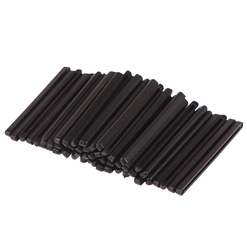 50-Pc Pet Clipper Blade Guide Replacements | Black & White Clipper Blade Guides QXL Black