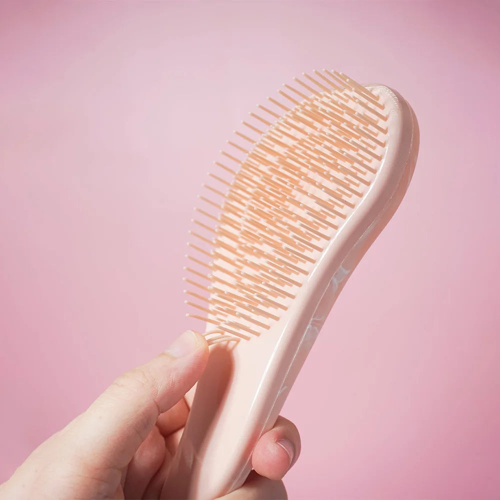 Marble Egg Comb & Air Cushion Brush Set – Detangling Hair Tool Hair Comb & Brush Set QXL