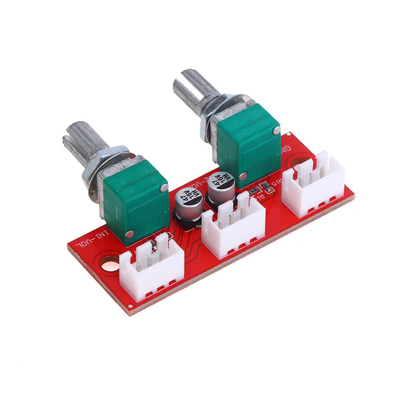 Passive Stereo Audio Mixer | 2-In 1-Out 3.5mm No Power Passive Audio Mixer QXL 2.54mm Pin socket