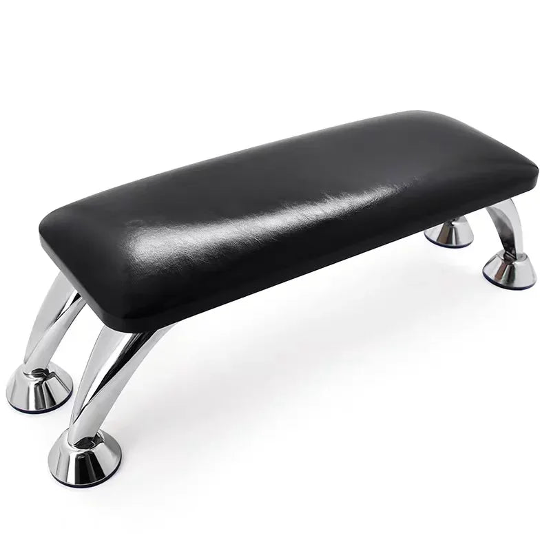 Nail Salon Armrest & Art Mat Set | Leather Hand Pillow Nail Salon Armrest Set QXL black