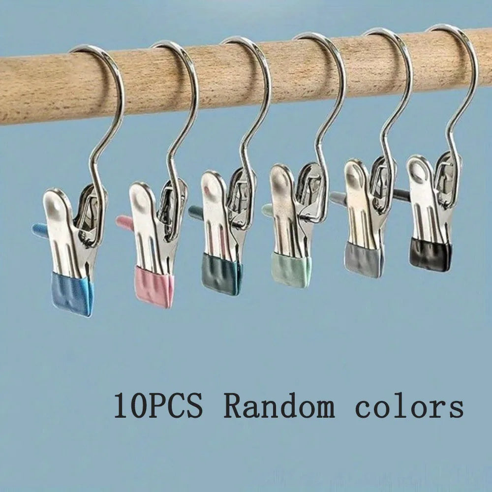 20-Pack Boot Hanger Clips | Space-Saving Clothes Pins Clothes Hanger Clips QXL 10PCS Random colors