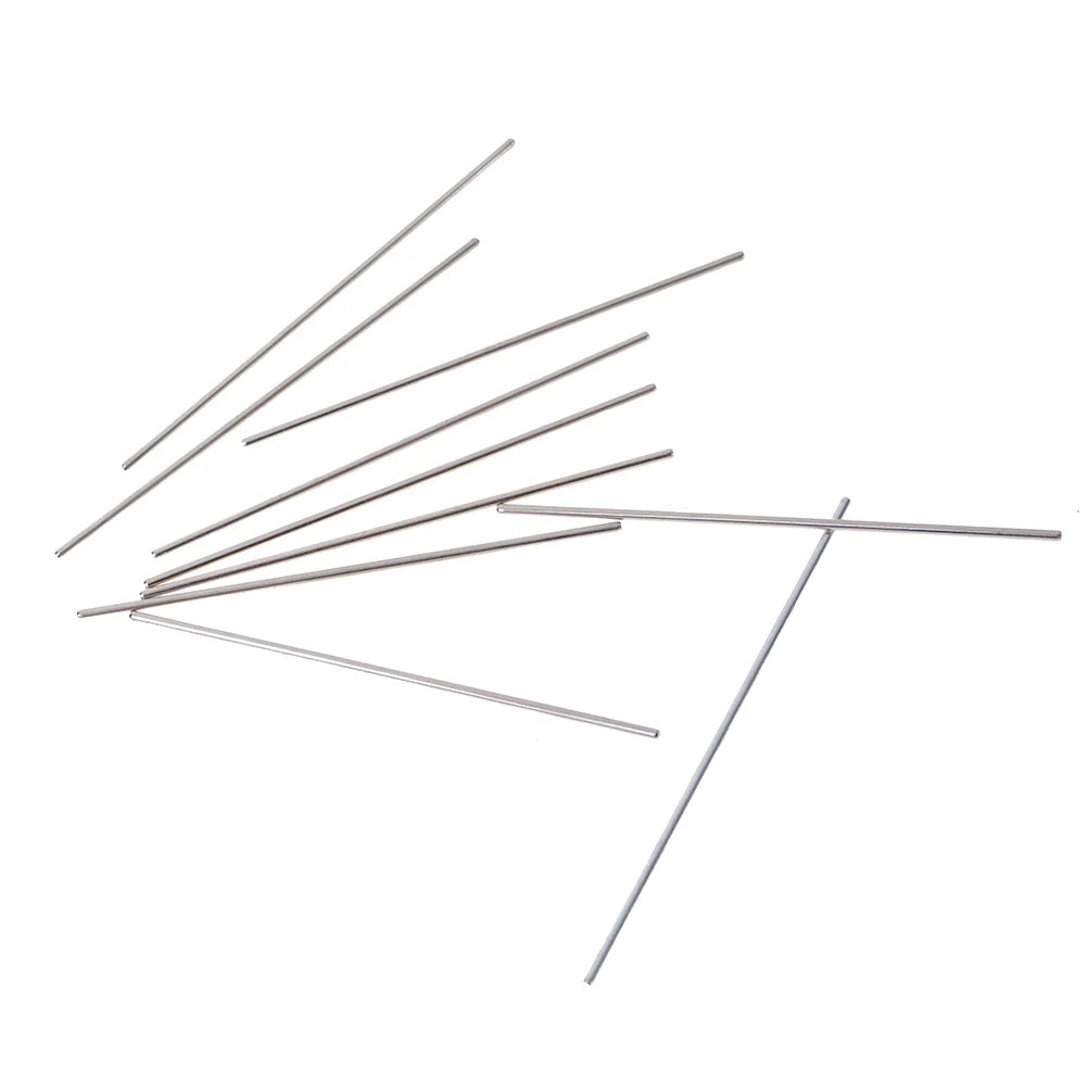10-Pack 2mm×100mm Metal Axle Gear Shafts | DIY Model Cars Model Car Axle Shaft QXL